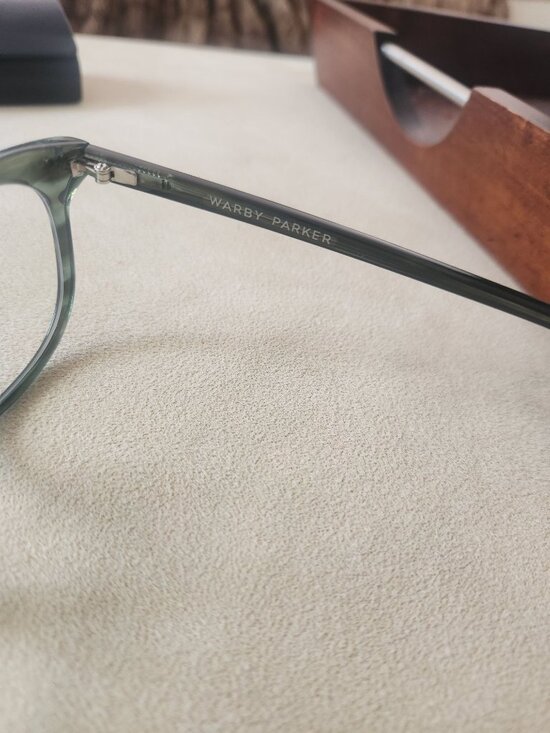 WARBY PARKER Carlton Seaweed Crystal Blue Light Filtering Glasses Medium main image 5